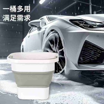 Saliekams silikona spainis 17L tūrisma kempinga spainis ar rokturi