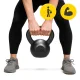 4FIZJO Cast Iron Kettlebell 14 kg, Black