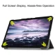 Samsung Galaxy Tab A 10.5 (SM-T590 T595) Trifold Stand PU Leather Hard Protective Cover Case, Black