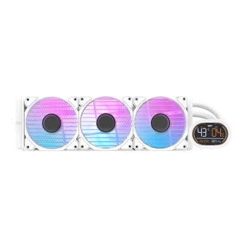 Liquid CPU Cooler Darkflash DH360D White v2, 360 mm, White