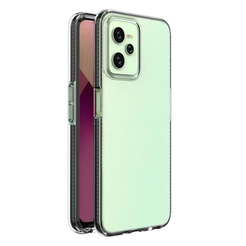 Spring Case for Realme C35, 1 mm TPU Cover with Black Frame