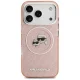 Karl Lagerfeld iPhone 17 Pro Case MagSafe IML Glitter Karl and Choupette, Pink