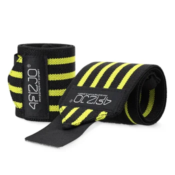 4FIZJO Wrist Wraps 2 pcs, Black/Yellow