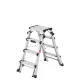 Hailo Master DTL100 Telescopic Step Ladder 2 x 4 – 2 x 6 Steps