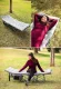 Garden Lounger Cushion with Ties 145 x 52 cm ModernHome, Grey