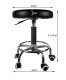 Adjustable Hairdresser Beauty Master Chair Beauty Salon and Spa Stool, Black