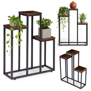 ModernHome 3-Tier Plant Stand, Loft Style
