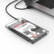 2.5\" Drive Pocket HDD/SSD USB-C 5Gbps - transparent