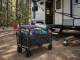 Collapsible Utility Wagon for Camping and Beach, 80L, Black