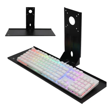 Maclean MC-756 Keyboard Tray for Monitor Mounts, VESA 75x75 / 100x100, Black