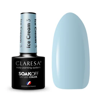 Claresa Ice Cream 3 Hybrid Gel Polish, 5g