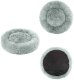 Multistore Plush Bed for Dogs and Cats, 80 cm, Light Grey