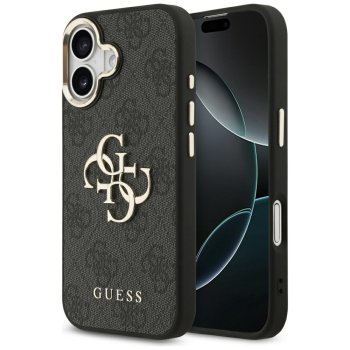 Guess 4G Big 4G Classic Logo Phone Case Cover iPhone 17 - Black and Gold