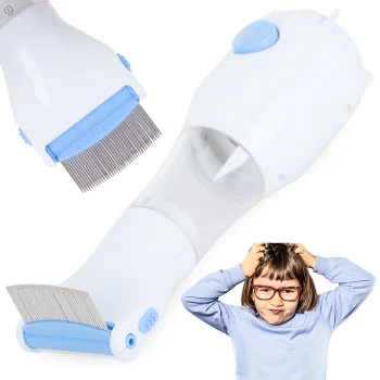 Electric Lice and Nit Comb with Filter and Vacuum