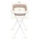 Ecotoys Foldable Baby Bath Tub with Stand and LCD Thermometer