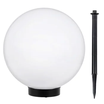 GreenBlue GB168 Solar Garden Lamp, Ball Shape, 30x30x63 cm