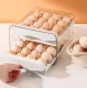 Egg Storage Container with Drawers, 32 Eggs, Grey