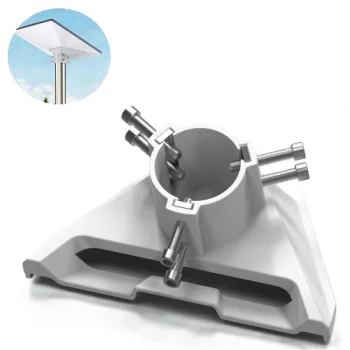 Pole Mount Pipe Adapter for Starlink Mini, 38–45 mm, White