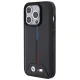 BMW Quilted Tricolor Case for iPhone 15 Pro - Black