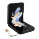 Guess 4G Charms Case for Samsung Galaxy Z Flip 5 Gray