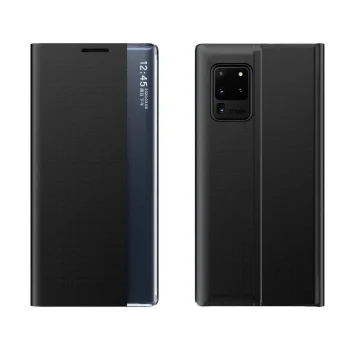 New Sleep Case Flip Cover with Stand Function for Samsung Galaxy A73, Black