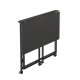 Maclean MC-1250 Foldable Desk on Wheels, 100x50cm, Black