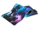 RGB LED Backlit Computer Table Carpet Mat Mouse Pad Cosmos, 30x80cm