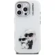Karl Lagerfeld IML Aquarelle Karl & Choupette iPhone 16 Pro Case, White