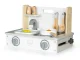 Wooden mini play kitchen for children with 7 accessories ECOTOYS