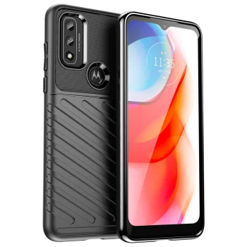 Case for Motorola Moto G Play 2022 Thunder Case, Black