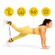 4FIZJO Ankle Straps for Cable Machine 2 pcs, Yellow