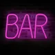 Forever Light Bat Neon Sign LED Wall Decor Light FLNE24, Pink