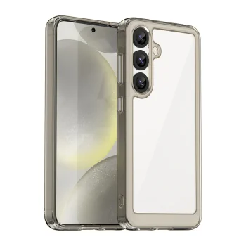 Outer Space Case for Samsung Galaxy S25, Clear Black