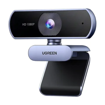 Ugreen CM678 Full HD 1080p USB Webcam with Dual Microphones - Gray