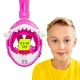 4Fizjo TSUNAMI SHARK Kids Full Face Snorkeling Mask, Pink