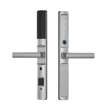 Smart Door Lock Tuya Wi-Fi with Fingerprint and RFID, Silver