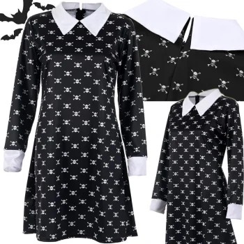 Wednesday Addams Kids Costume / Dress, 125-135 cm