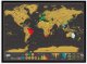 Poster with World Travel Map, Gift Scratch 82 x 59 cm