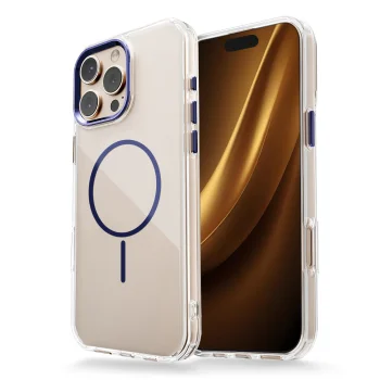 TFO Clear Thin Mag Case for iPhone 17 Air 6.6", Blue