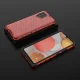 Case for Samsung Galaxy A42 5G Honeycomb Armor Cover with TPU Bumper, Red