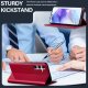 Samsung Galaxy A35 ( SM-A356E/DS ) LC.IMEEKE PU Leather Wallet Protective Book Case Cover, Red