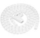 Cable organizer white 2m