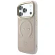 Guess Saffiano Peony & Ring MagSafe Case for iPhone 17 Pro / 18 Pro - Pink