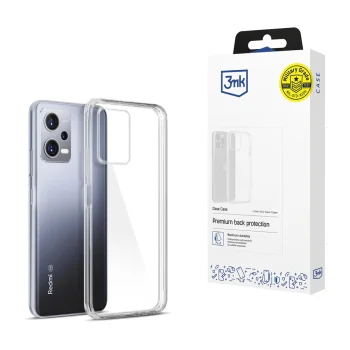 Phone Case Cover Xiaomi Redmi Note 12 Pro+ silicone from the 3mk Clear Case series - transparent