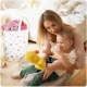 Nukido Toy Basket, White with Stars