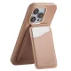 Uniq Coehl Esme Magnetic Wallet with Mirror and Stand Beige/Dusty Nude