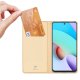 Xiaomi Redmi 10 DUX DUCIS Skin Pro Auto-absorbed Leather Cell Phone Case Cover, Gold | Telefona Vāciņš Maciņš...