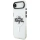 Karl Lagerfeld IML Karl Sketch Logo MagSafe Case for iPhone 17 Air, Transparent
