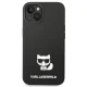 Karl Lagerfeld Silicone Choupette Body Case for iPhone 14 Plus, Black