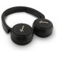 Guess Metal Logo Script Over-Ear Headphones - Black